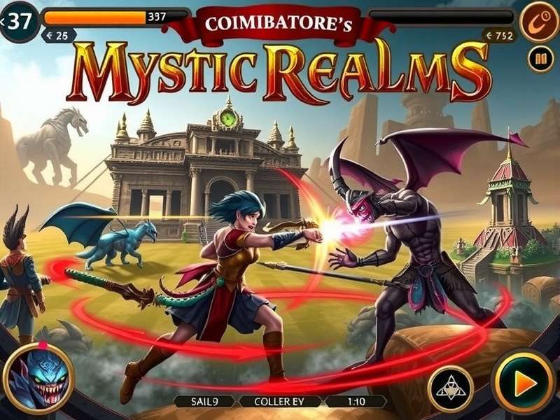 Combat screenshot showing a Vanara Warrior fighting a demon